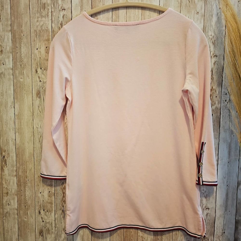 Tommy Hilfiger women's rose, light pink top XS - Picture 6 of 9